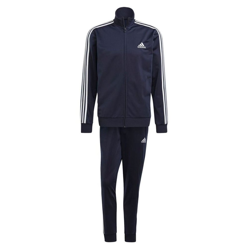 Adidas Primegreen Essentials Warm-Up Slim 3-Stripes Track Suit (Jacket + Pants)